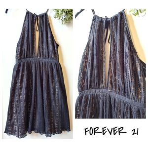 F21 • Black Lace Dress
